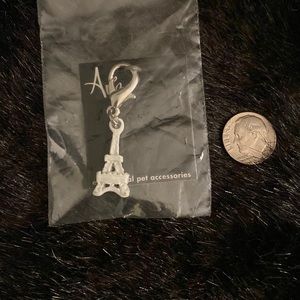 Eiffel Tower Dog Collar Charm Tag
